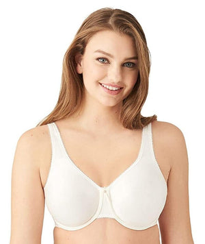 Wacoal Basic Beauty Full Figure Underwired Bra - Ivory Bras 10D Ivory 