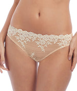 Wacoal Embrace Lace Bikini Brief - Naturally Nude / Ivory Bikini Brief Knickers 