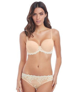 Wacoal Embrace Lace Underwired Bra - Naturally Nude/Ivory - Curvy Bras
