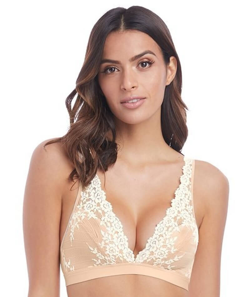 Wacoal Embrace Lace Chemise In Naturally Nude,ivory