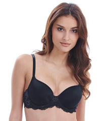 Wacoal Lace Affair Contour Bra - Black/Graphite Bras 8D Black/Graphite 