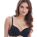 Wacoal Lace Affair Contour Bra - Black/Graphite